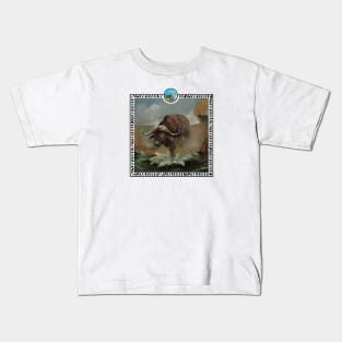 African Big Five Buffalo Kids T-Shirt